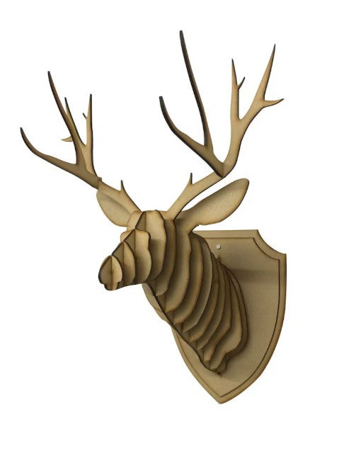 Wall-Mounted Goose Head – Laser-Cut Layered Metal Wall Art Sculpture